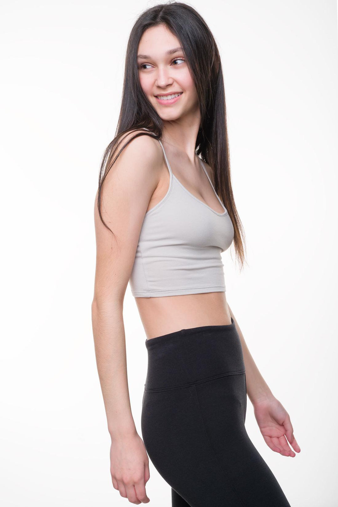 cream crop cami