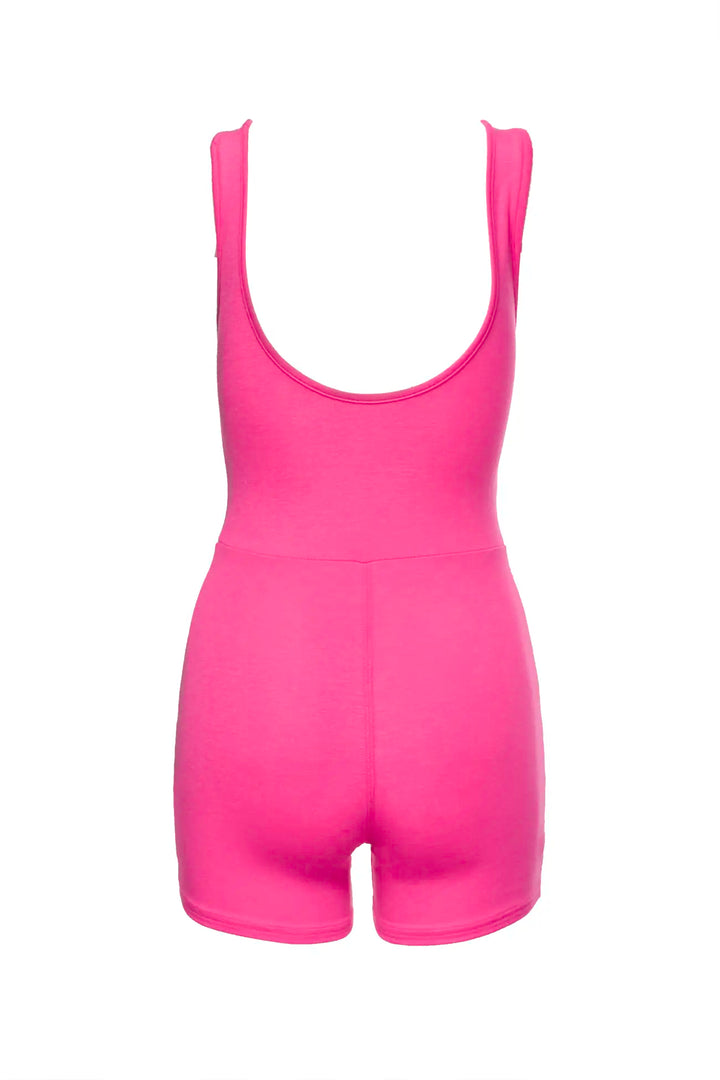 Womens Hot Pink Jumpsuit
