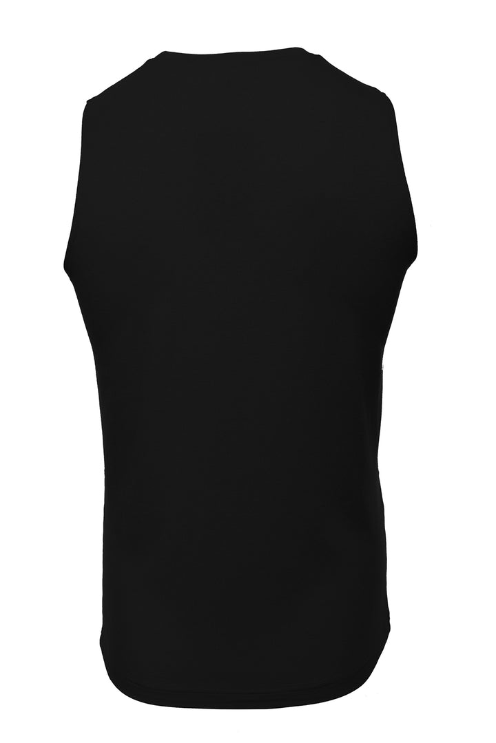 men's black tank top