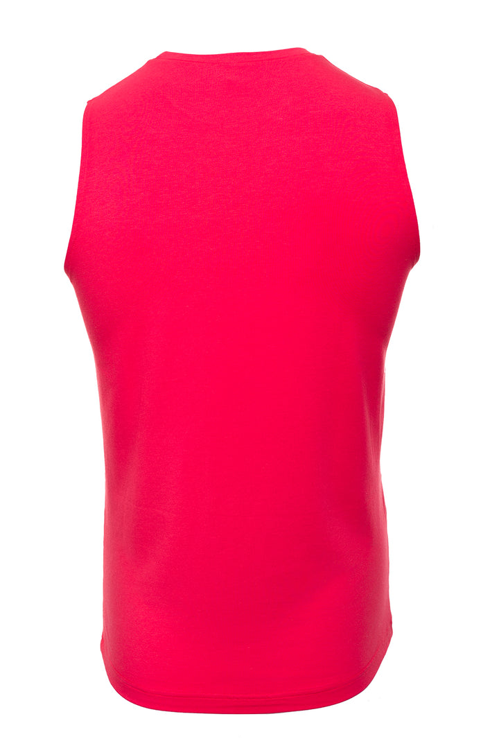 Men's red tank top