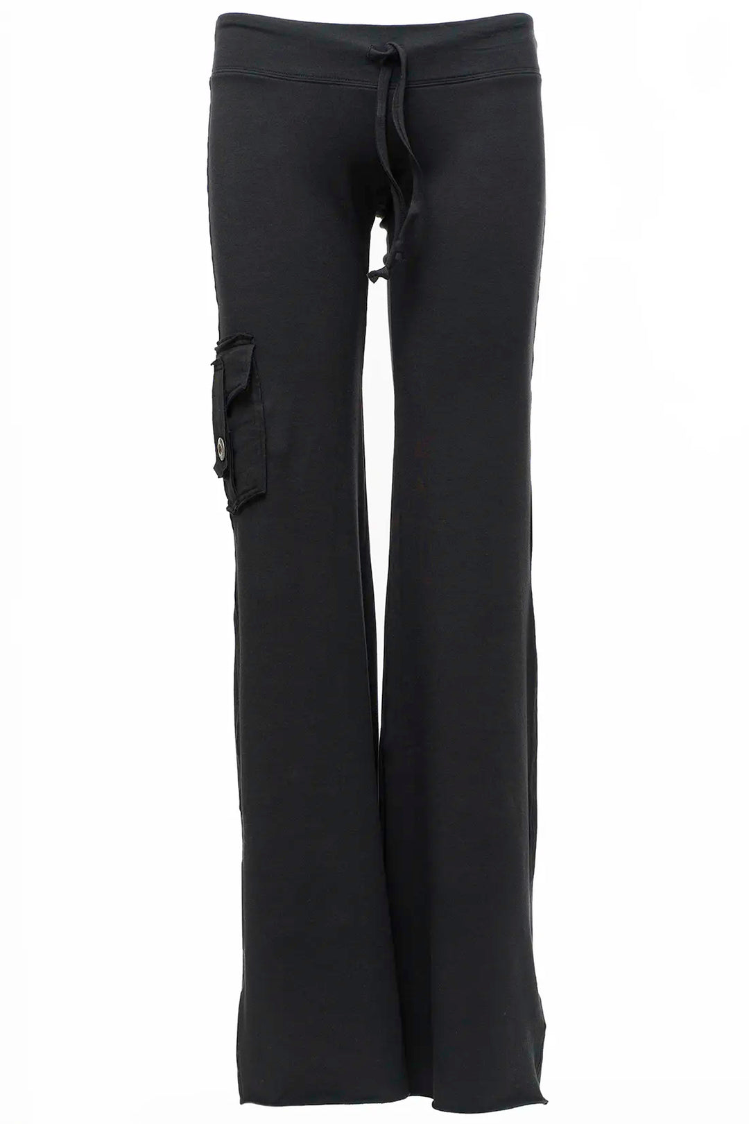 Yoga pant with pockets in black