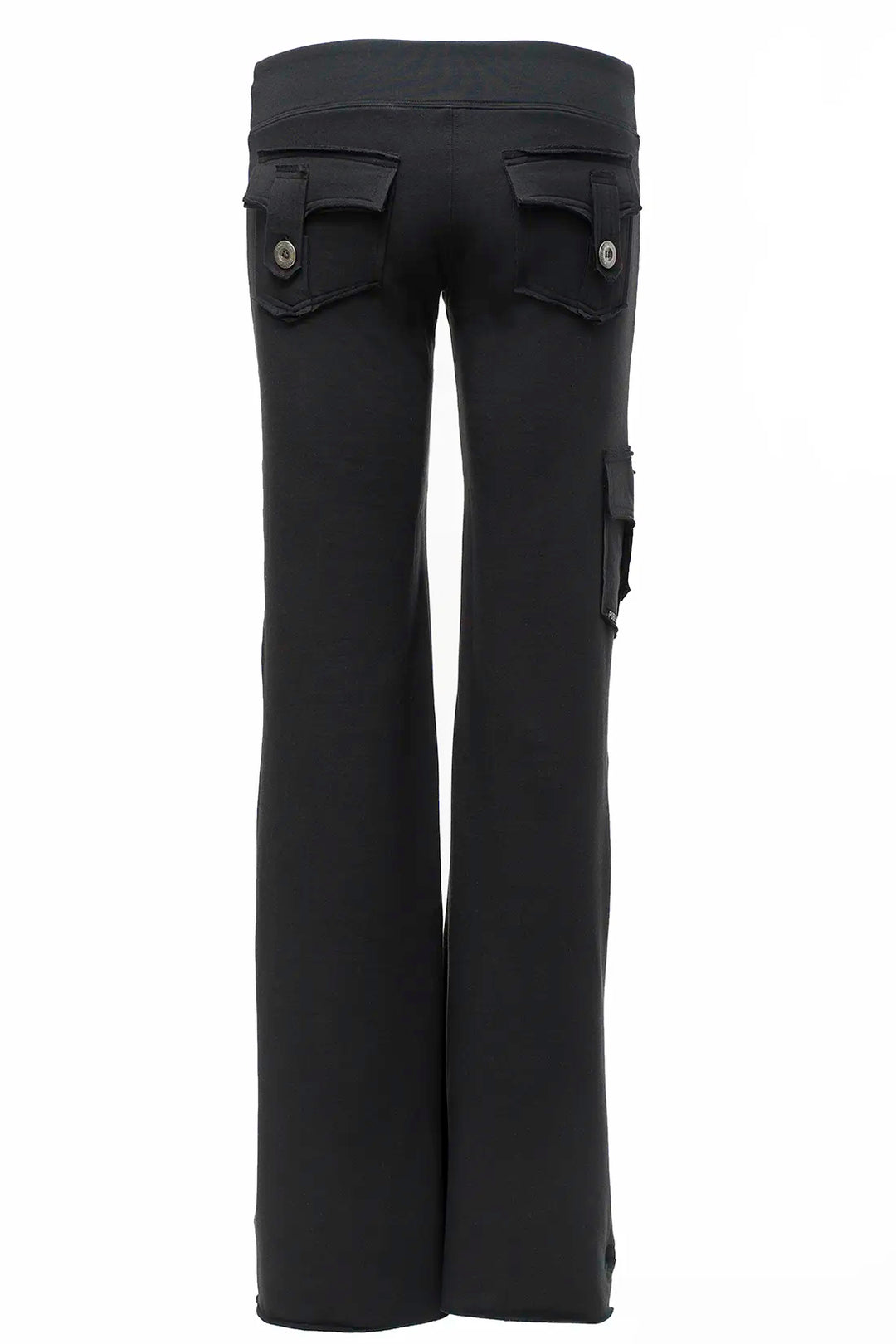 Yoga pant with back pockets black