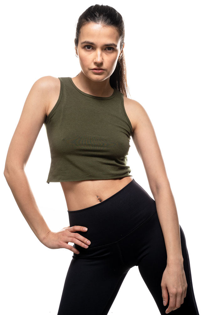 crop top green