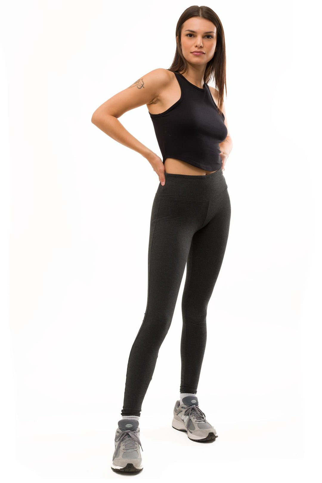 legging with crop top