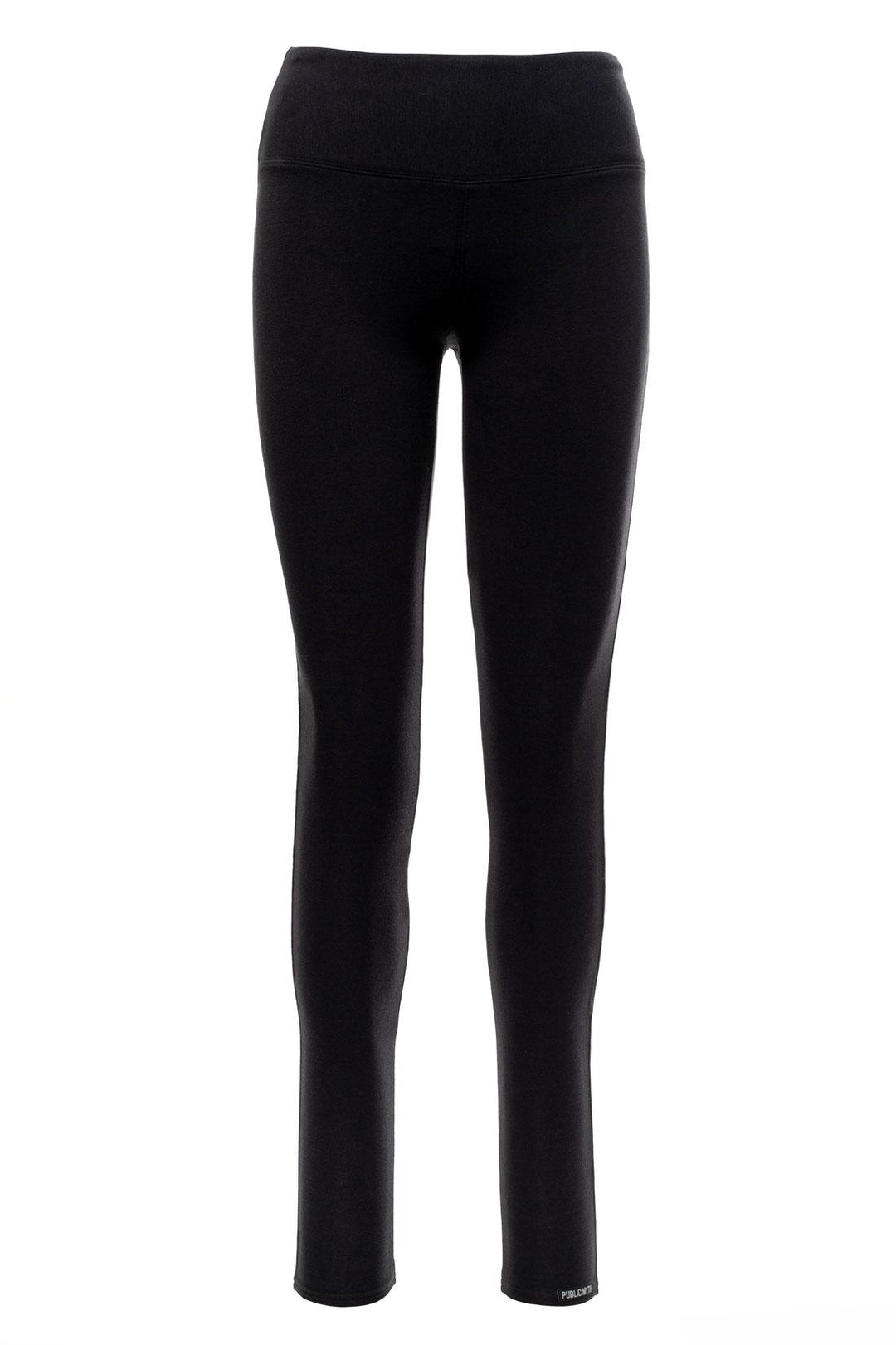 Fleece Lined Leggings in black