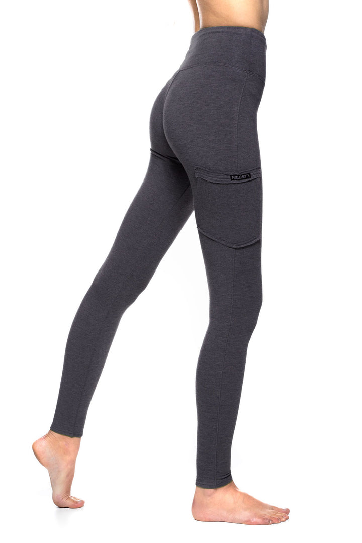 grey leggings with a pocket