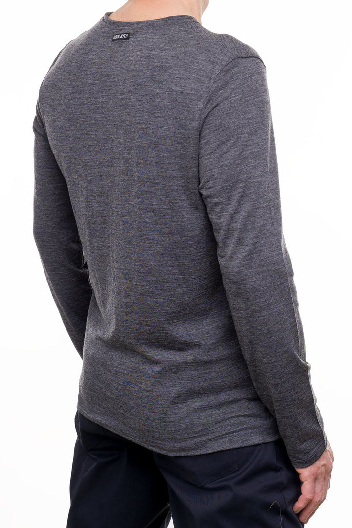 Men's Merino Wool Long Sleeve Shirt