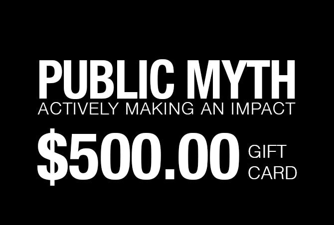 PUBLIC MYTH Canada Gift Card