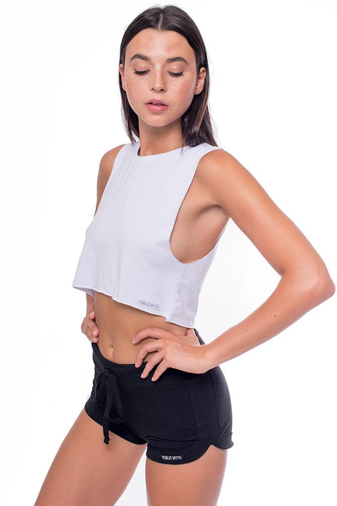 Bamboo Muscle Crop Top