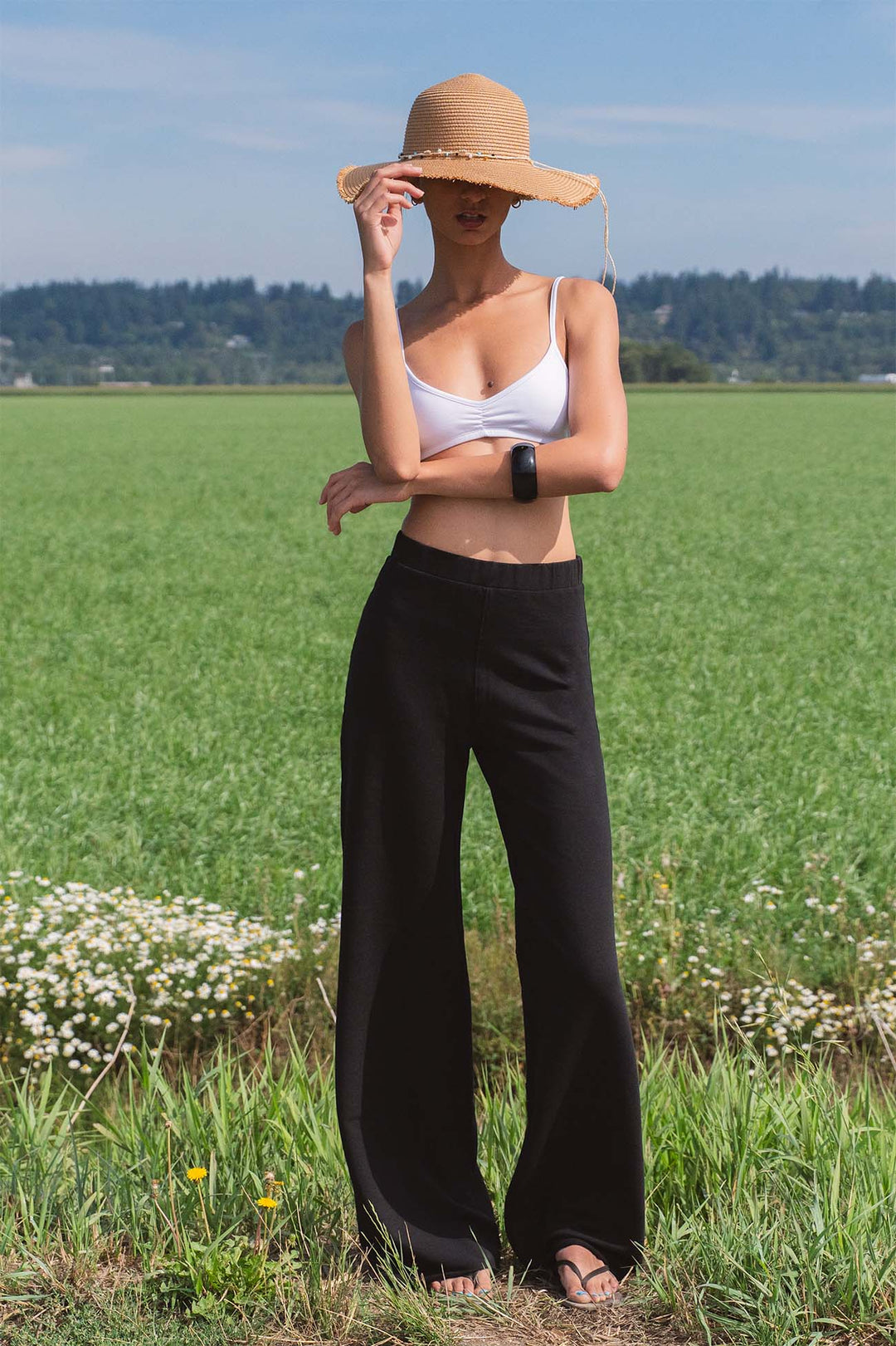 Eco Fleece High Rise Yoga Pant