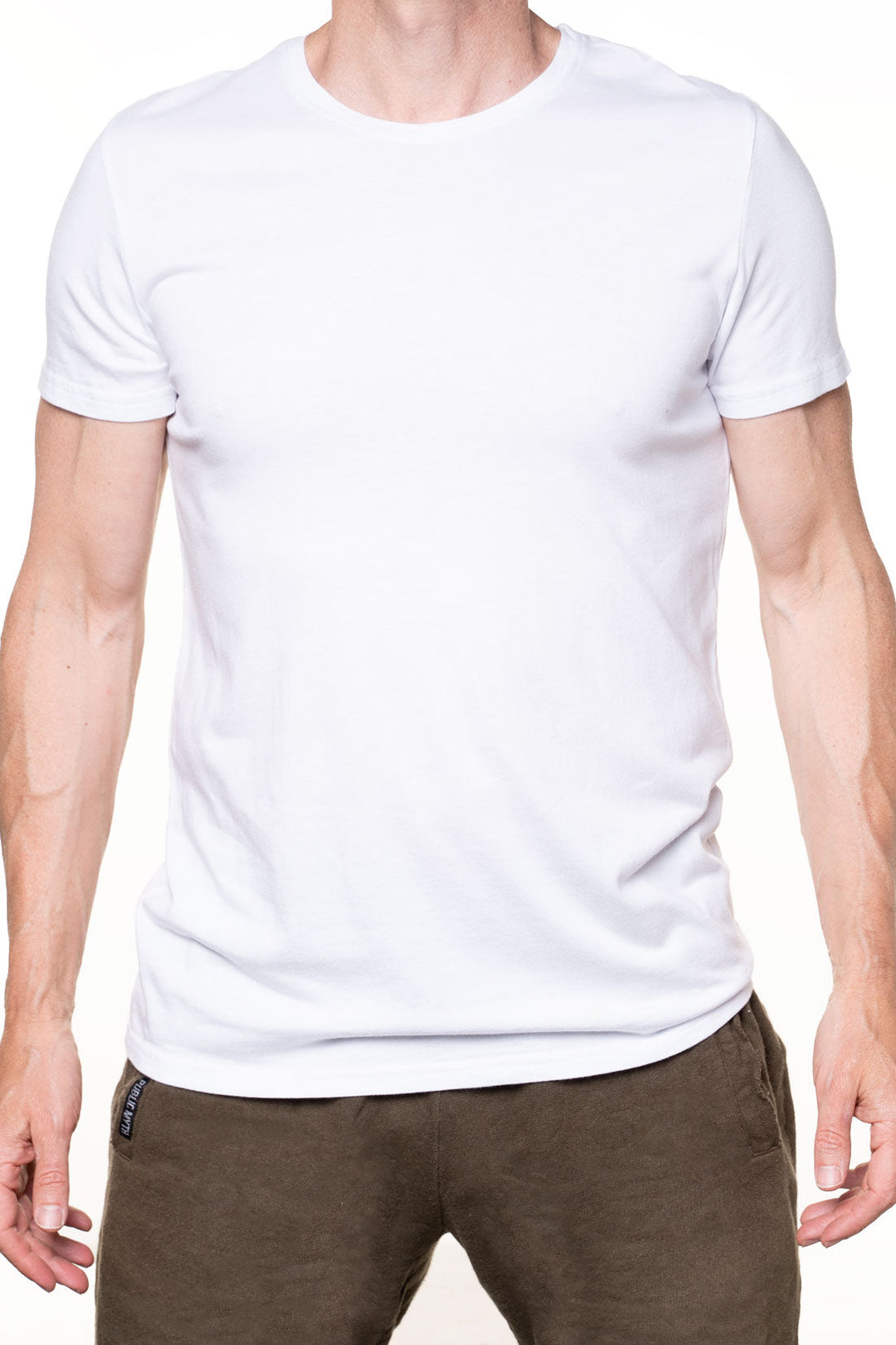 white men's bamboo T-shirt