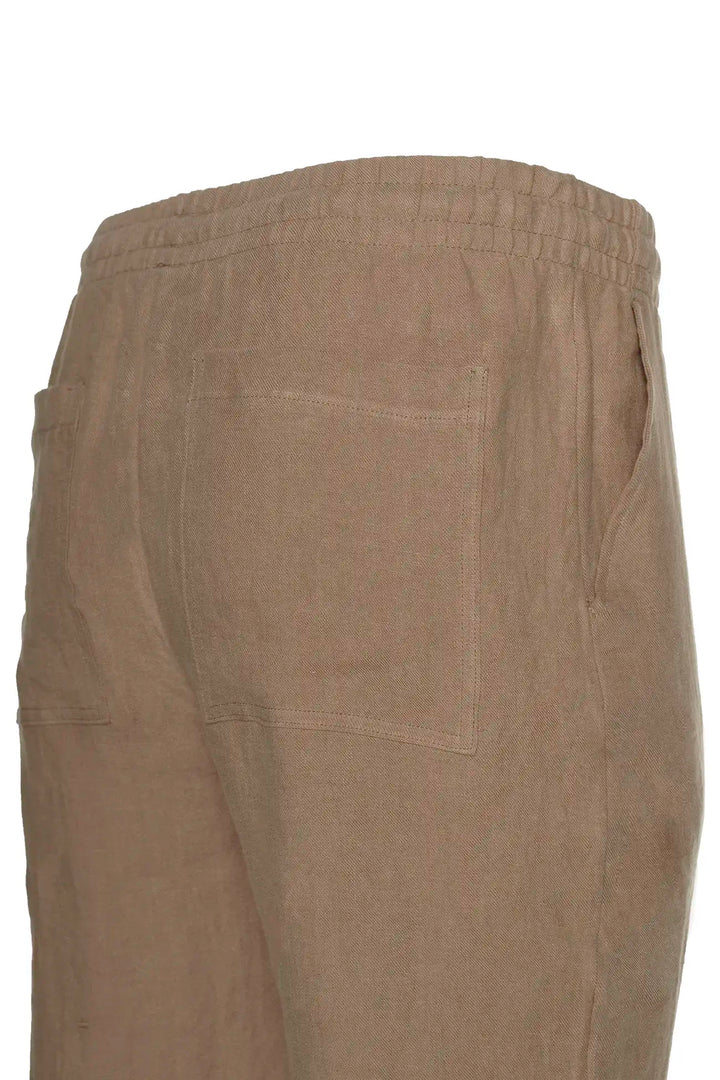 Men's Wide Leg Linen Pant