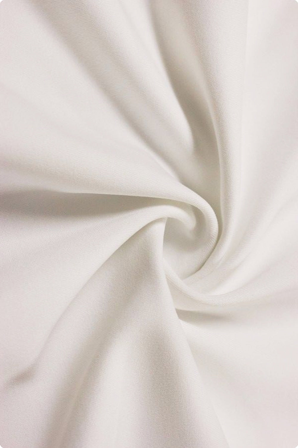 Polyester Interlock Jersey White