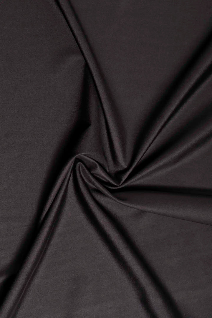 seim gloss black stretch fabric