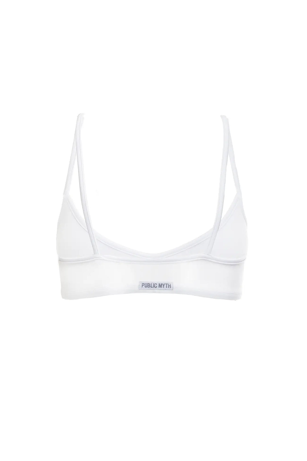 White bralette made in Canada 