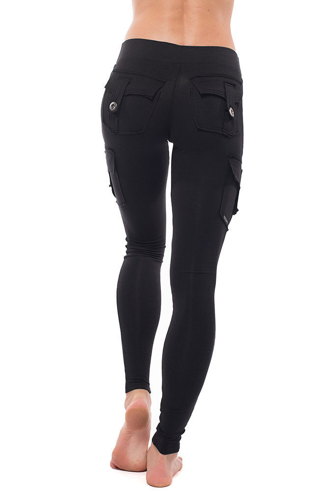 Advantage Petite Leggings with Pockets in Bamboo Green