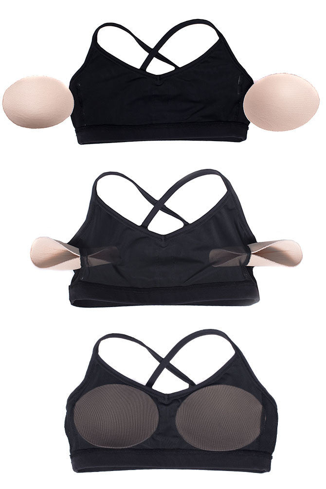 Ladies imported Soft Light Pad Sports Bra Set With T Style Panty
