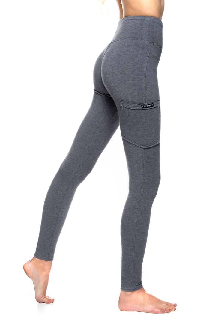 leggings with a pocket grey