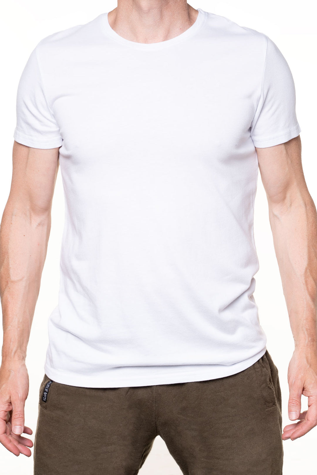 white men's bamboo T-shirt