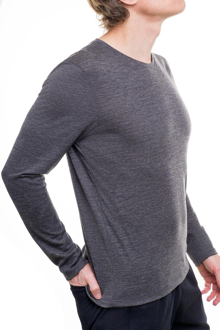 Men's Merino Wool Long Sleeve Shirt