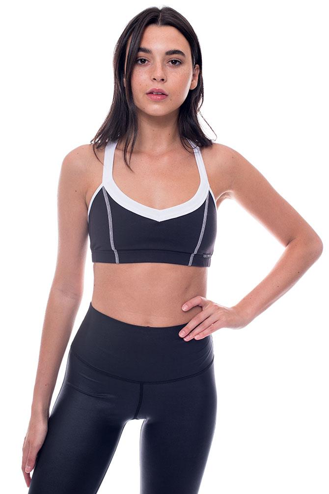 Wholesale Women Clothing New Sports Bra Running Half-Zipper