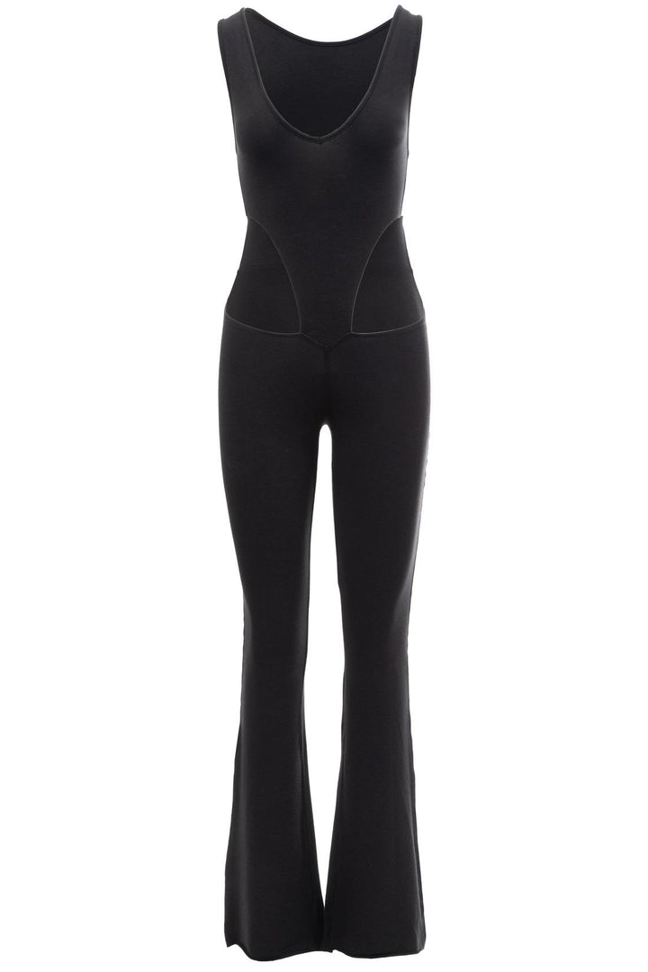 Cut Out Flare Catsuit